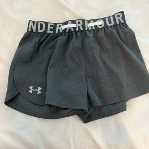 Girls Under Armor Running Shorts